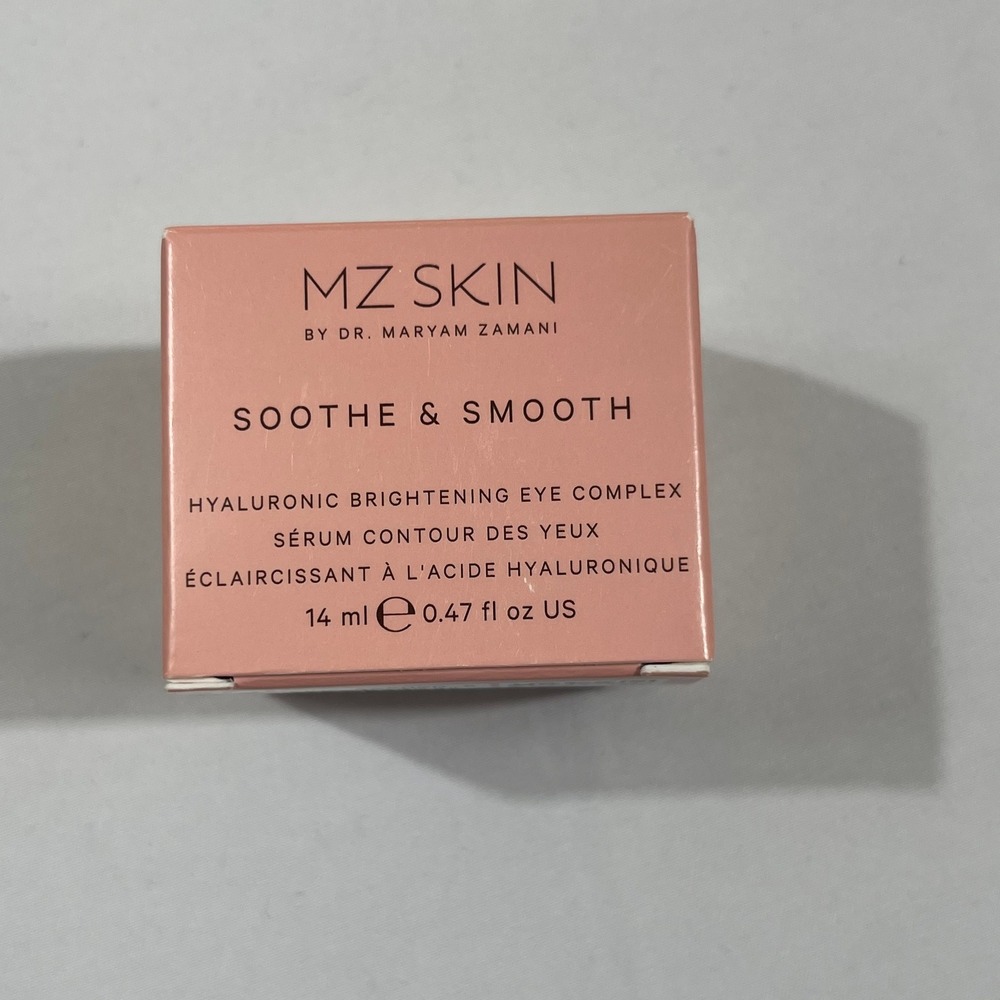 MZ Skin Soothe & Smooth Eye Complex 14ml Hyaluronic Brightening Eye Cream